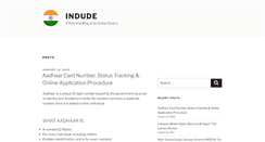 Desktop Screenshot of indude.com